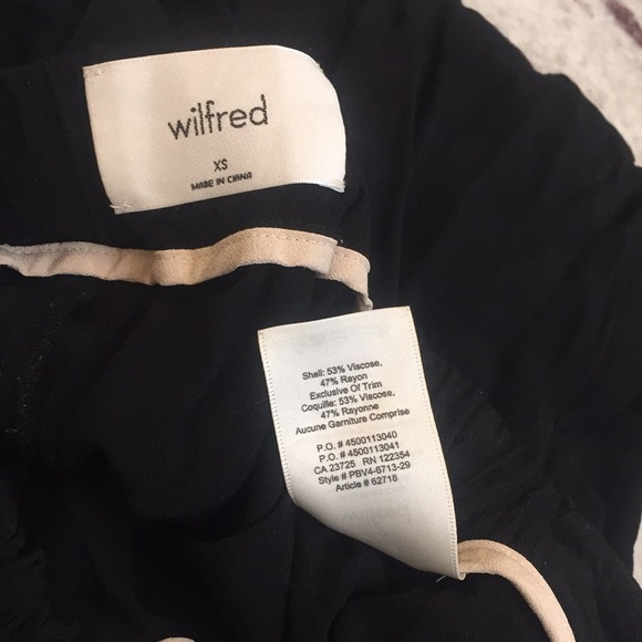 ARITZIA | bnwot WILFRED Faun Pant Black Size XS - Picture 8 of 10
